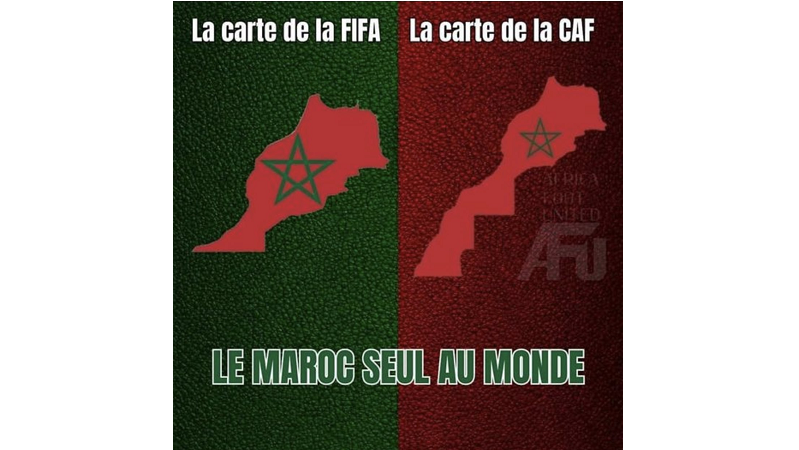 Maroc : Une carte géographique à la FIFA et une autre à la CAF