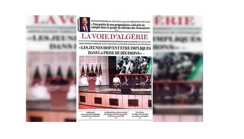 « La Voie d’Algérie » nouveau quotidien national d’information