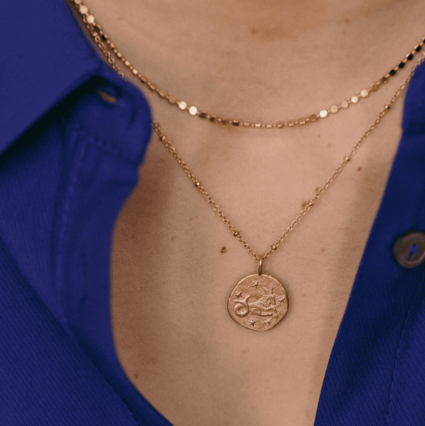 the Capricorn Necklace by the brand Agapé Studio