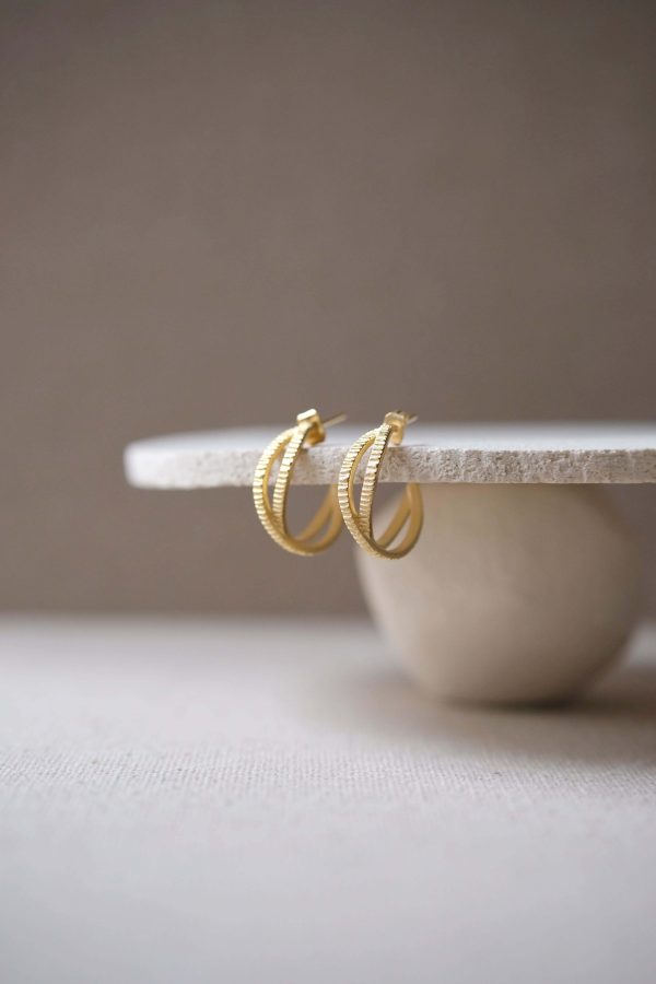 front view of the Louise Earrings by the brand Agape Studio