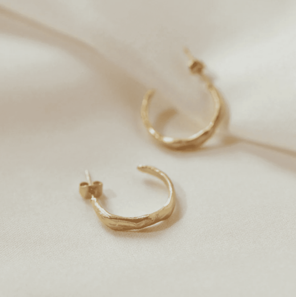 the Zephir earrings by the brand Agapé Studio