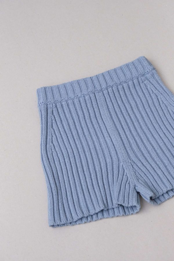 the Pilnatis Shorts in Blue by the brand The Knotty Ones