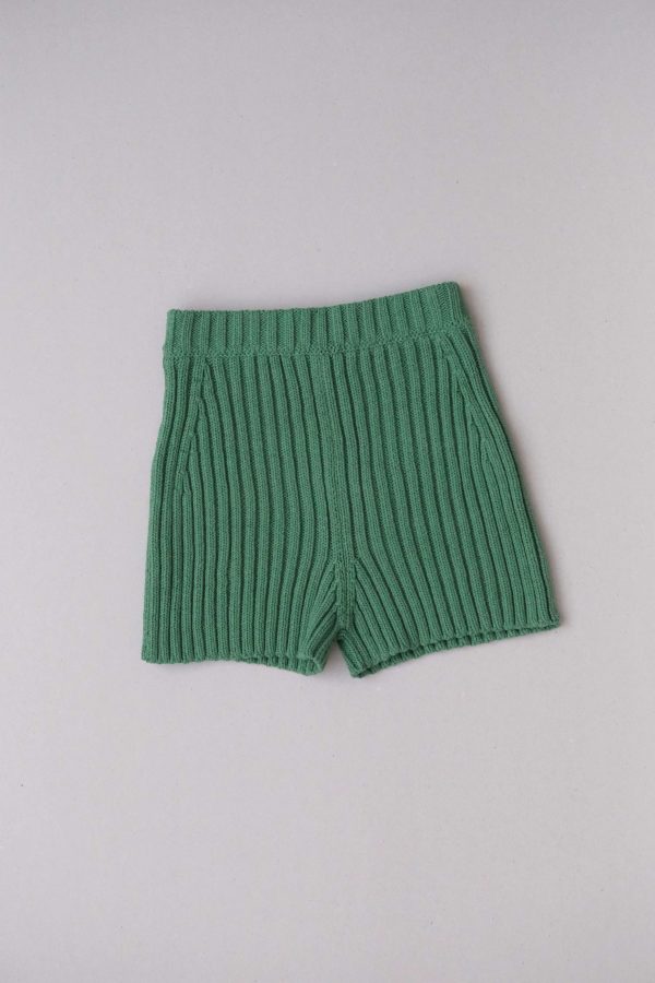the Pilnatis Shorts in Fern Green by the brand The Knotty Ones