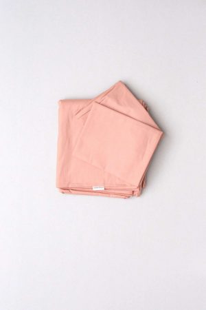 flatlay of the Base Cotton Duvet Set in Cinnamon by the brand Cats and Boys