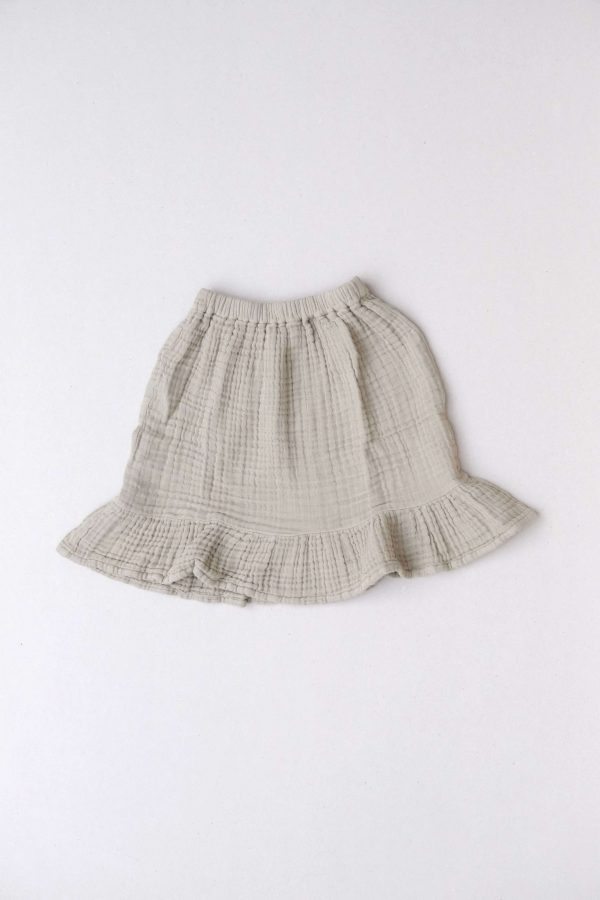 the Claudia skirt in Dried Herb by the brand Yoli and Otis