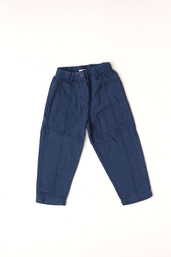 the Hassan Trousers in Navy by the brand Yoli & Otis