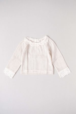 the Marya Blouse in Undyed by the brand Yoli & Otis