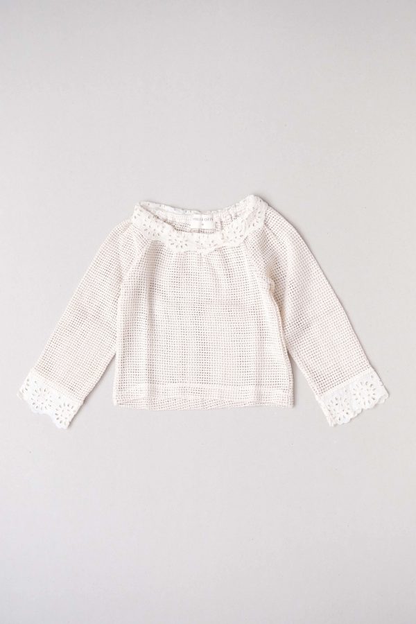 the Marya Blouse in Undyed by the brand Yoli & Otis