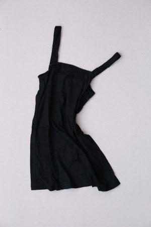 the Sunny Hemp Dress in Black by the brand The Bare Road