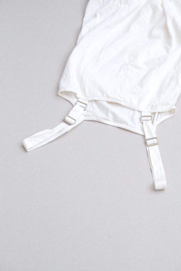 the Sunny Hemp Dress in White by the brand The Bare Road