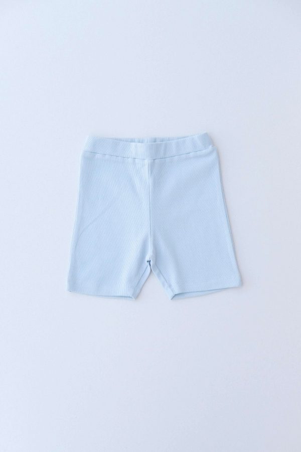 the ribbed Bike Short in Blue by the brand Summer and Storm