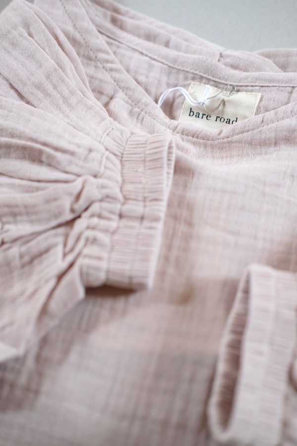 the Lara Top in Dusty Pink by the Bare Road