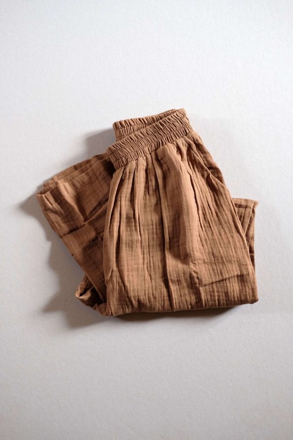 the Mia Pants in Chocolate by the Bare Road