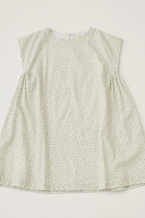 the Field Dress in Forget Me Not Cotton by the brand Daughter, curated by Morsel Store