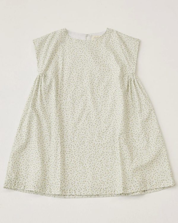 the Field Dress in Forget Me Not Cotton by the brand Daughter, curated by Morsel Store