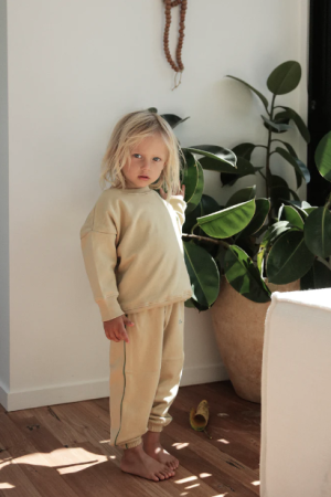 the track suit set in Moss by the Australian brand Summer and Storm, curated by Morsel Store