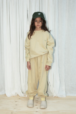 the track suit set in Moss by the Australian brand Summer and Storm, curated by Morsel Store