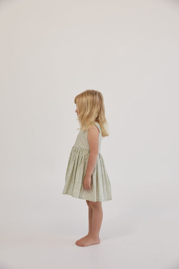 the Sunday Dress in Forget Me Not by the brand Daughter, curated by Morsel Store