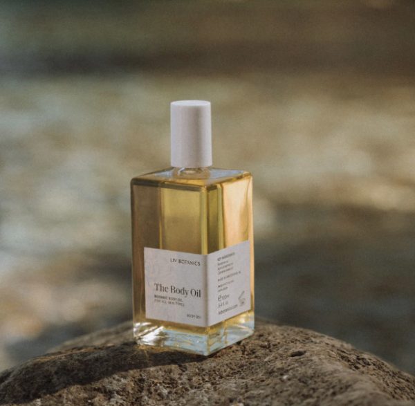 the Body Oil by the brand Liv Botanics, curated by Morsel Store