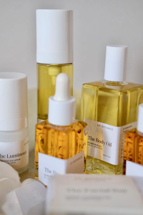 the Body Oil amongst the entire skincare collection by the brand Liv Botanics, curated by Morsel Store