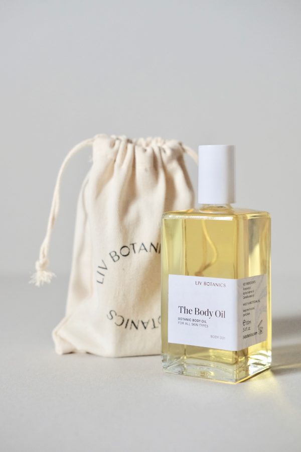 the Body Oil by the brand Liv Botanics, curated by Morsel Store