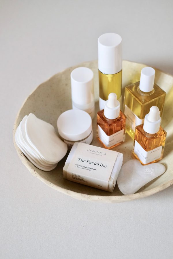 the Facial Bar amongst the entire skincare collection by the brand Liv Botanics, curated by Morsel Store