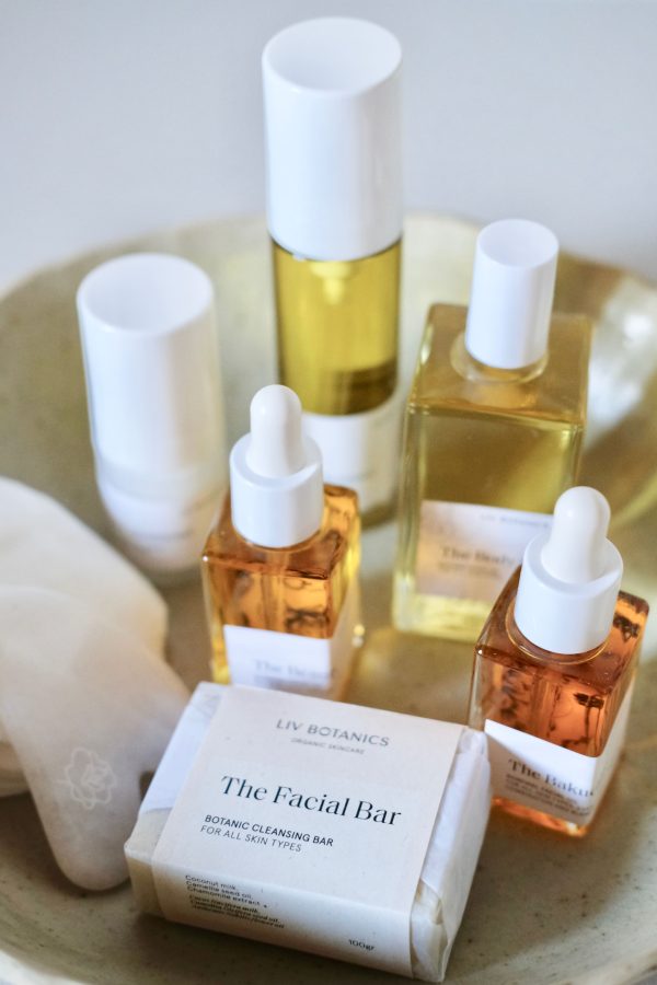 the Facial Bar amongst the entire skincare collection by the brand Liv Botanics, curated by Morsel Store