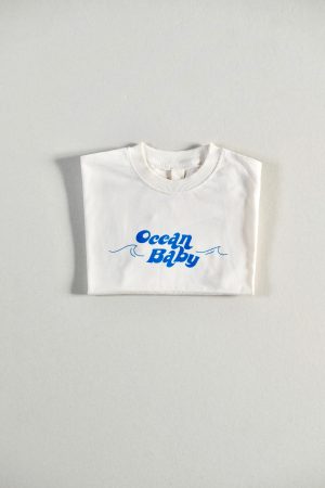 the Oversized Tee in Ocean Baby by the brand Summer and Storm, curated by Morsel Store