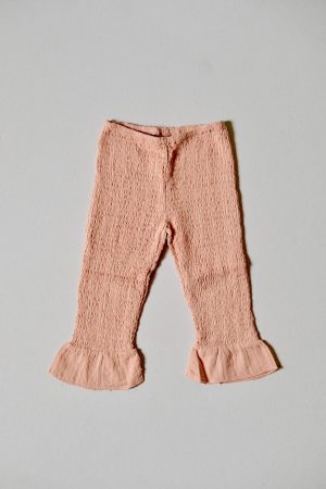 the Zadie Pant in Antique Coral Broderie by the sustainable brand House of Paloma, curated by Morsel Store