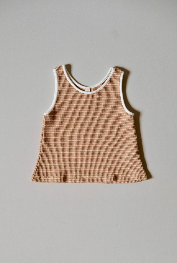 the Bobo Top in Chestnut Organic Cotton by the sustainable brand Liilu, curated by Morsel Store, located on Mallorca