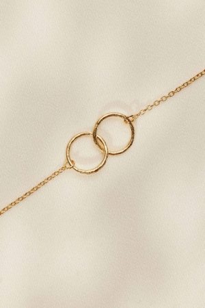 the Cira Bracelet in gold by the sustainable brand Agapé Studio, curated by Morsel Store