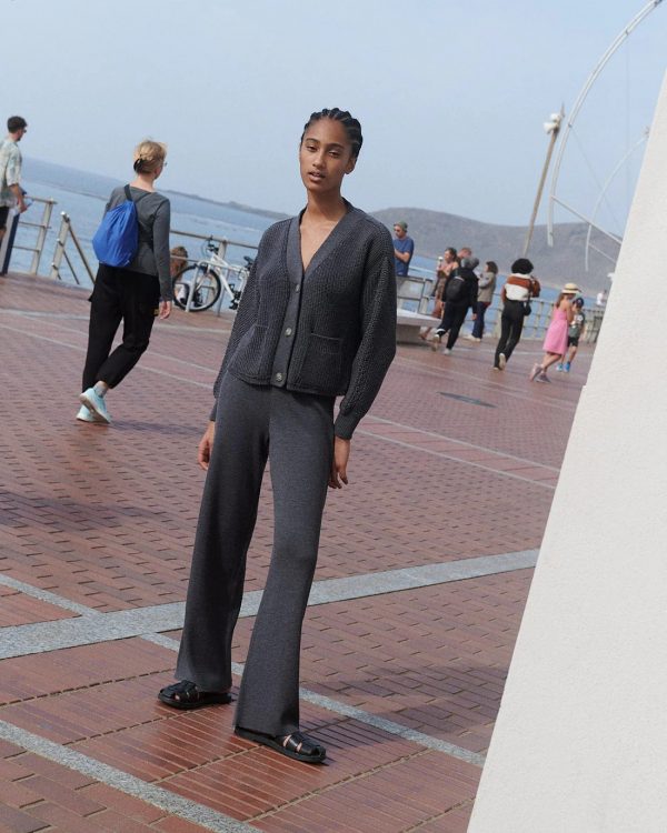 the Rib Lounge Pants in Charcoal grey by The Knotty Ones on morsel-store.com