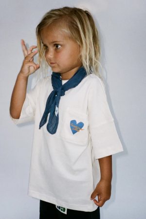the Oversized Pocket Heart Tee by Summer and Storm on morsel-store.com