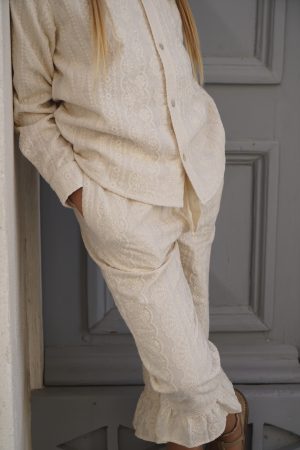 the Agatha Pant in Heirloom Lace by House of Paloma on morsel-store.com