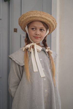 the Jean Belle Hat in Natural Raffia by House of Paloma on morsel-store.com