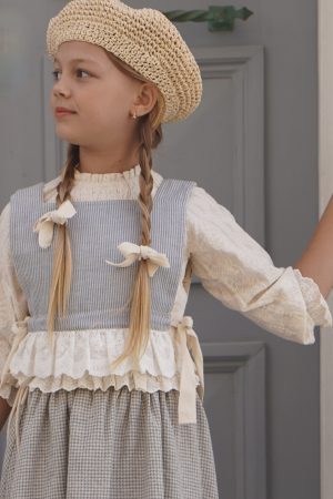 トップス houseofpaloma bijou top aegean green 5y トップス houseofpaloma bijou top aegean green 5y Kids House