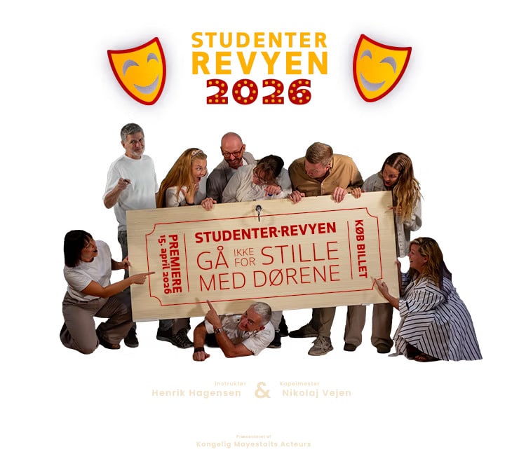 STUDENTERREVYEN 2026 – GÅ IKKE FOR STILLE MED DØRENE