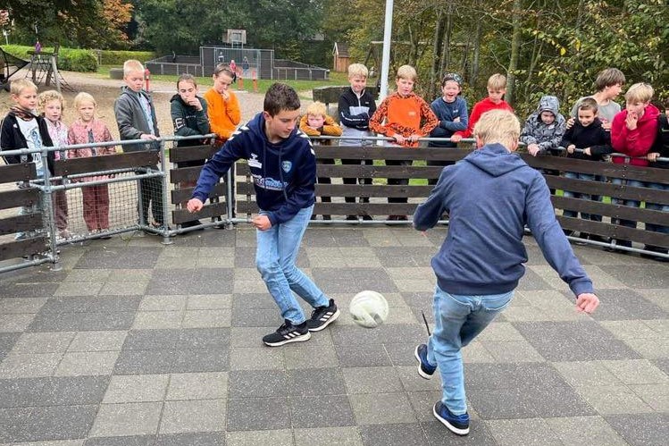 Lækre omgivelser til fodbold Fodbold med kammeraterne