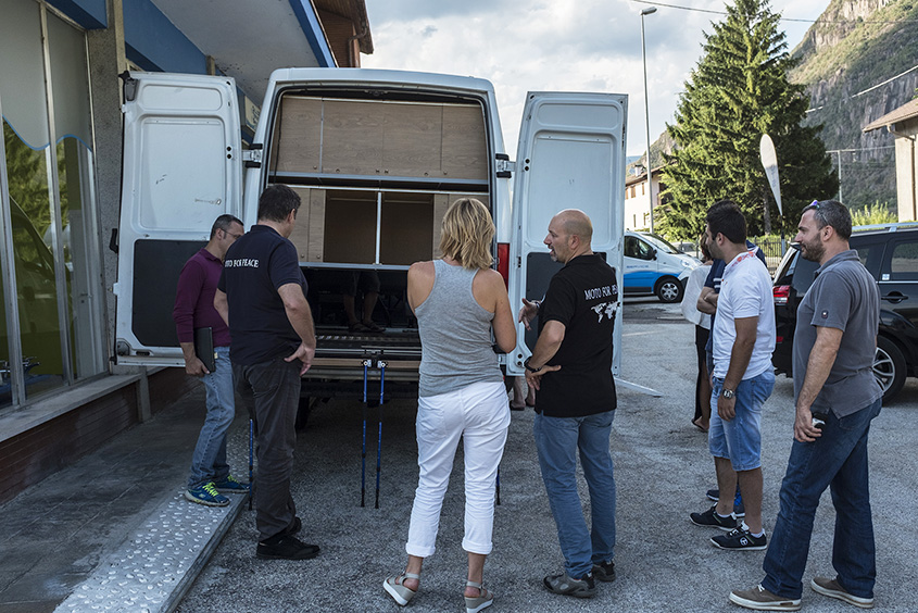 MotoForPeace Alto Adige furgone
