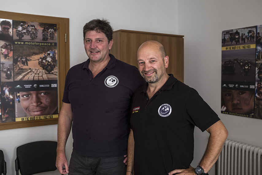 MotoForPeace Presidente Dino Lepore e Vice Presidente Richard Celona