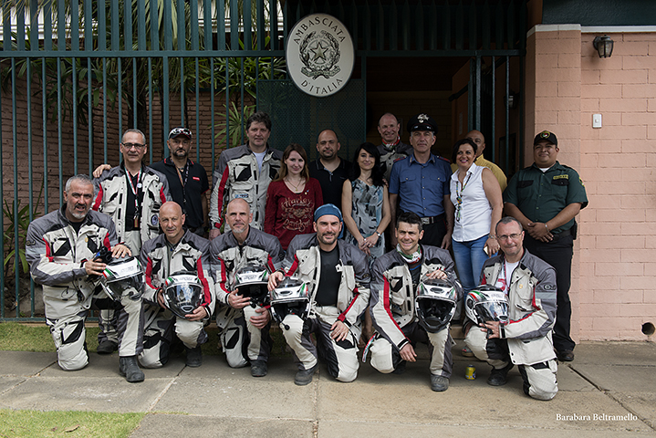MotoForPeace ad Ambasciata italiana in Nicaragua