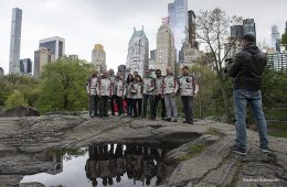 New York RAI World intervista MotoForpeace al Central Park