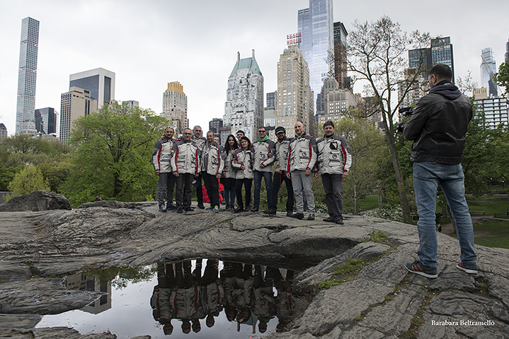 New York RAI World intervista MotoForpeace al Central Park