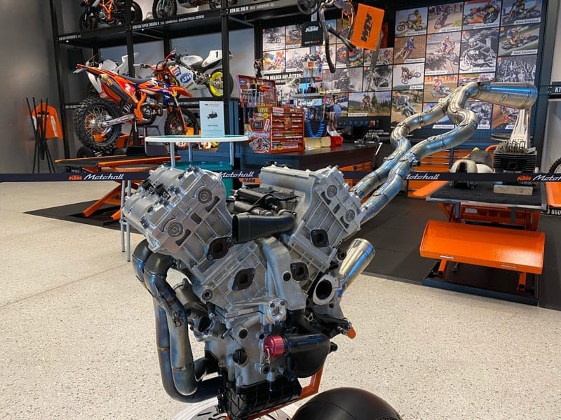 KTM V4 MotoGp engine … - Motorcycle Life