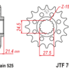 JT Framdrev 525/16T Aprilia Dorsoduro / Shiver - Bild 2