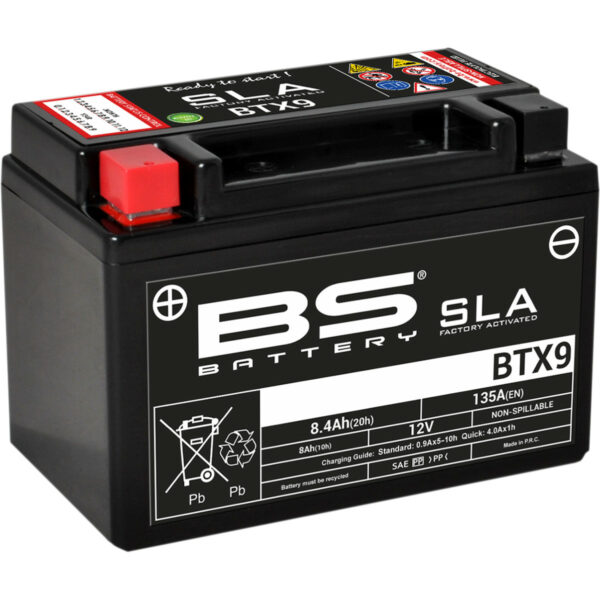 Batteri BS BTX9 SLA 12V 135 A