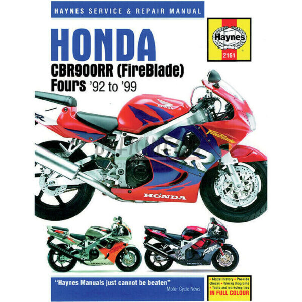 Haynes manual Honda CBR900RR Fireblade 92-99