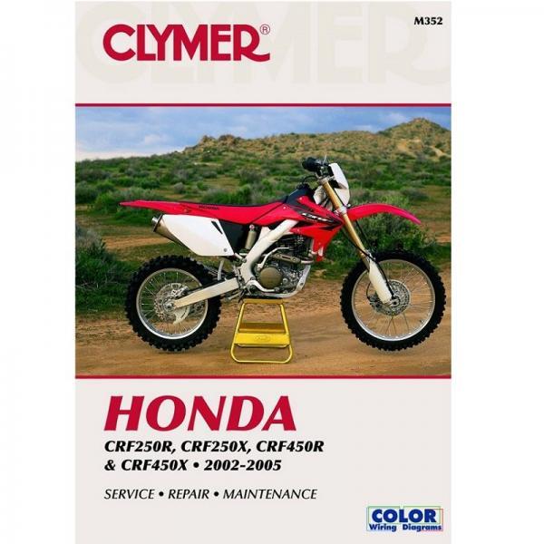 Clymer Reparationshandbok Honda CRF250R, CRF250X, CRF450R & CRF450X 02-05