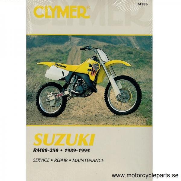 Clymer Reparationshandbok Suzuki RM80, RM125, RM250 & RMX250 89-95