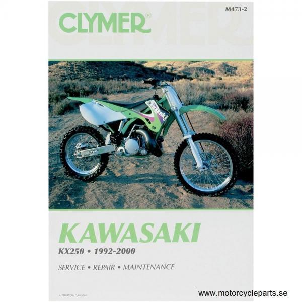 Clymer Reparationshandbok Kawasaki KX250 1992-2000